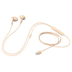 Libratone Q Adapt Noise Cancelling Lightning In Ear Headphones with Mic/Remote, for iOS Devices Elegant Nude